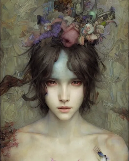 Image similar to surreal beauty by Edgar Maxence and Ross Tran