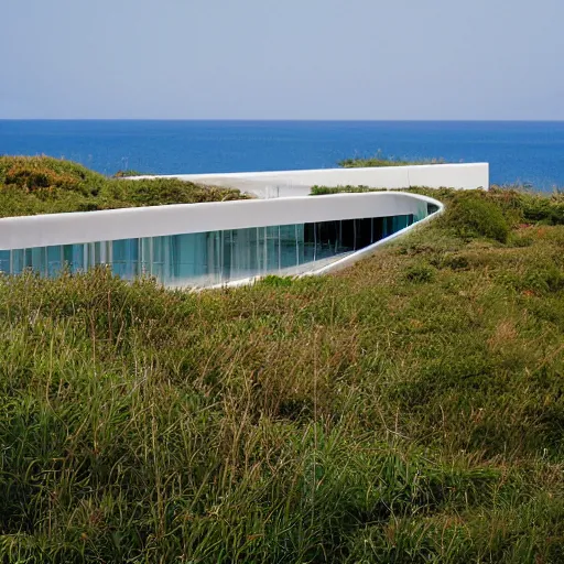 Image similar to organic rectangular architecture concept, sea, renzo piano, ricardo legorretta, villa, people, beach, artistic, ecology, green.