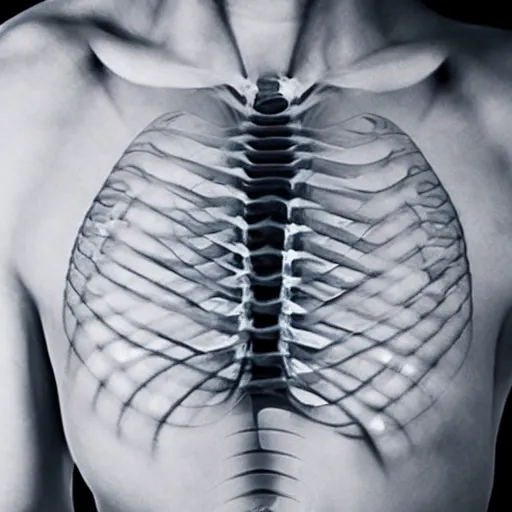 Image similar to chest x - ray