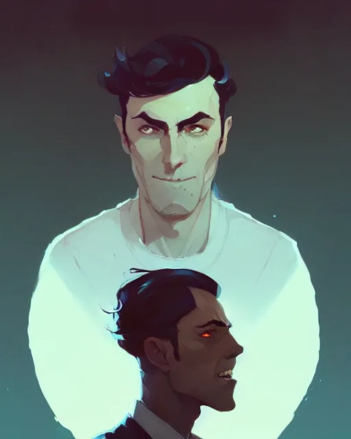 Prompt: portrait of male lord with dark hair and golden eyes, by atey ghailan, by greg rutkowski, by greg tocchini, by james gilleard, by joe fenton, by kaethe butcher, dynamic lighting, gradient light blue, brown, blonde cream and white color scheme, grunge aesthetic