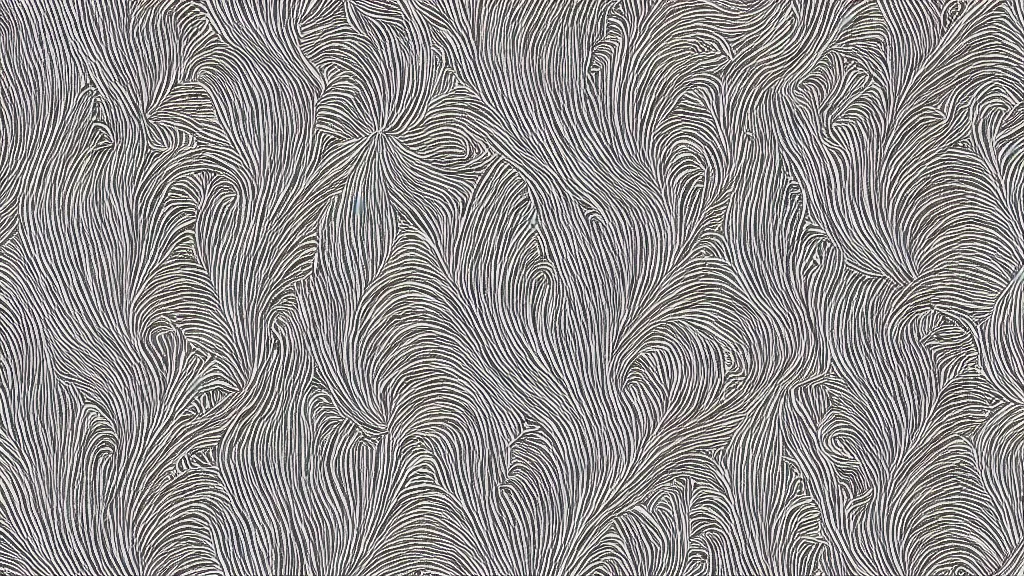 Image similar to ink drawing selfish textured tambour pattern, symmetrical