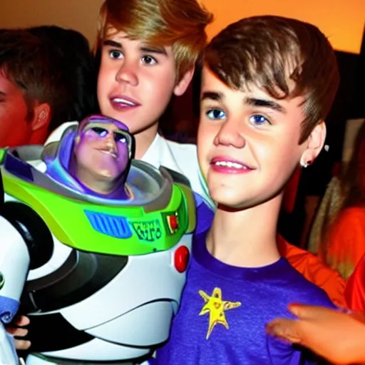 Image similar to justin bieber in pixar's toy story