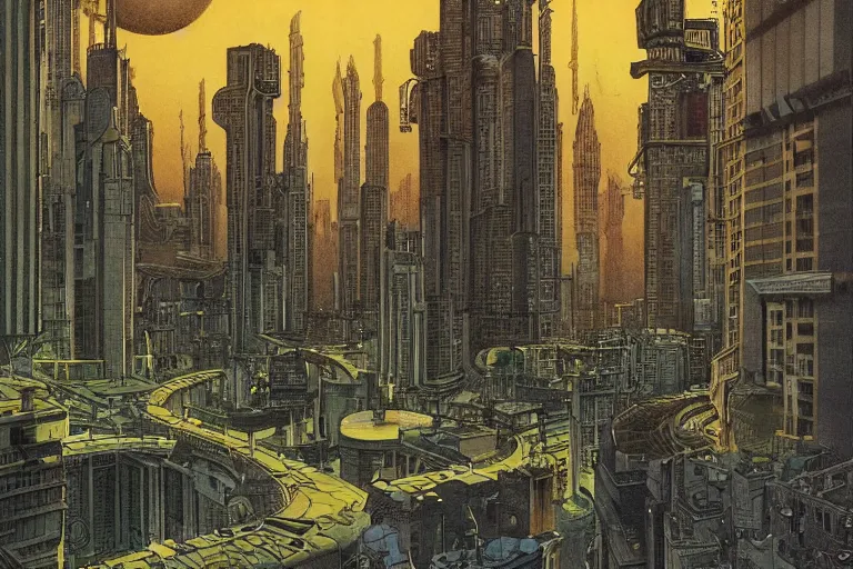 Image similar to Solarpunk City by Francois Schuiten