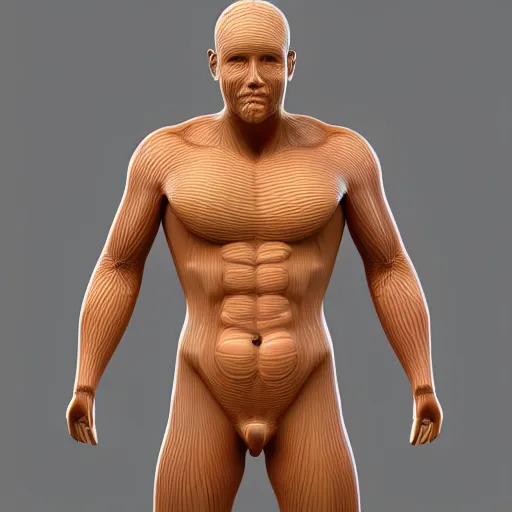 Image similar to normal map of a musculus body, abs, 3 d, texture map, technical texture, 3 d model, 3 d artist, rendered