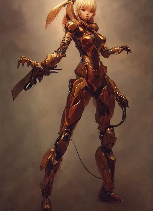 Image similar to character design game art digital 3 d girl viking evangelion cyborg armor by gaston bussiere, anna nikonova aka newmilky, greg rutkowski, yoji shinkawa, yoshitaka amano, tsutomu nihei, muira, moebius, donato giancola, riccardo federici, trending on artstation, featured on pixiv