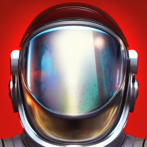 Image similar to concept art by craig mullins diver astronaut in underwater futuristic dark and empty spaceship. infrared complex and hyperdetailed technical suit design. helmet with a red visor. reflection and dispersion materials rays and dispersion of light breaking through the deep water. 5 0 mm, f / 3 2. noise film photo. flash photography. trend artstation