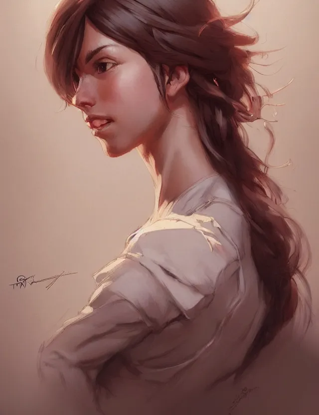 Image similar to portrait of a girl with hair to the ground, traditional corsican, sophisticated, elegant, very detailed, works by artgerm and greg rutkowski, hyperdetalized, artstation