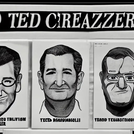 Image similar to ted cruz zodiac killer