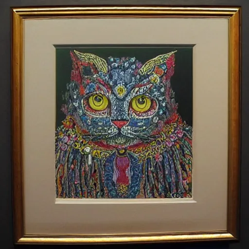 Image similar to the president by louis wain