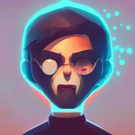 Image similar to face icon stylized minimalist regular show, loftis, cory behance hd by jesper ejsing, by rhads, makoto shinkai and lois van baarle, ilya kuvshinov, rossdraws global illumination