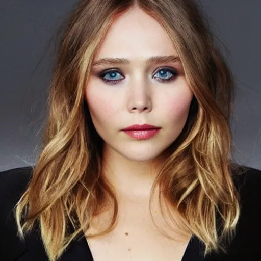 Image similar to elizabeth olsen mixed with jennifer lawrence