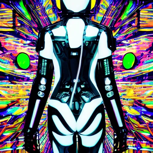 Image similar to love, diverse slow cybersuits, from behind, connection rituals, wide wide angle, vivid, elaborate, highly detailed, beautiful lighting