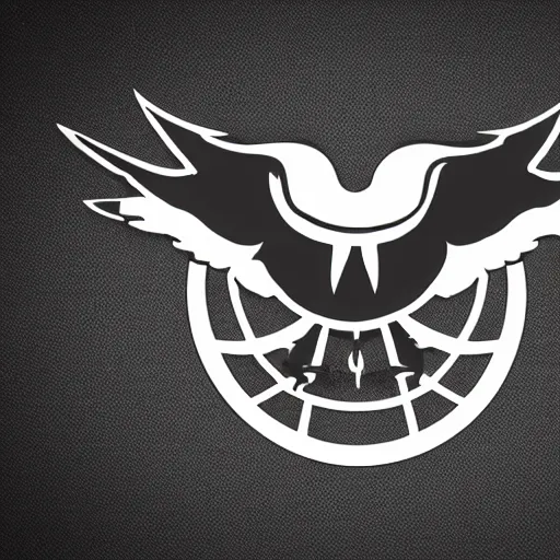 Image similar to a hip and dynamic graphic logo of an osprey