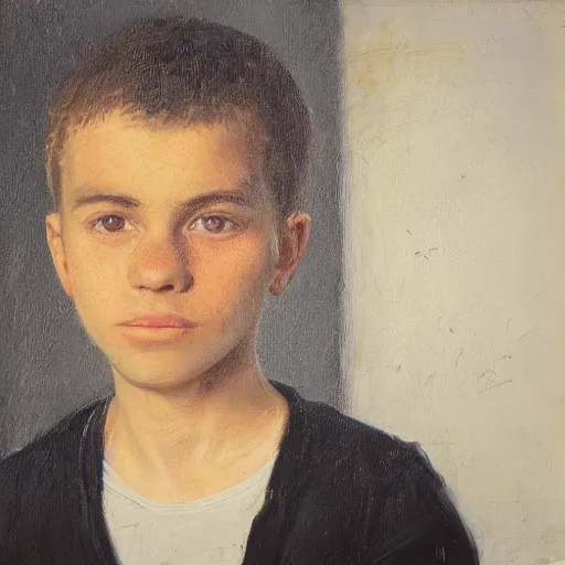 Image similar to Portrait of 14 years old boy