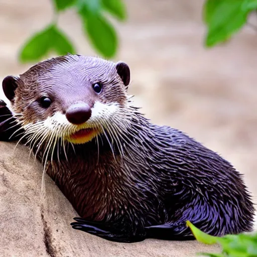 Image similar to cutest otter in the universe