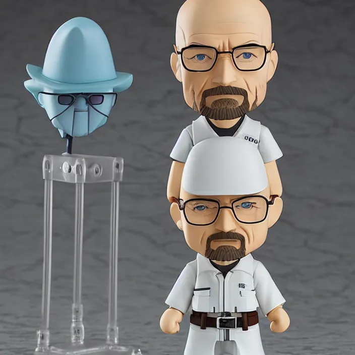 Image similar to Walter White, An anime Nendoroid of Walter White, figurine, detailed product photo