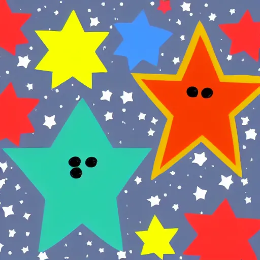Image similar to darkness stars coloured simple space background
