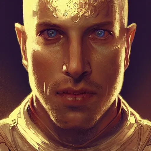 Prompt: naftali bennett as duke leto, dune, portrait, intricate, elegant, highly detailed, digital painting, artstation, concept art, wallpaper, smooth, sharp focus, illustration, art by h. r. giger and artgerm and greg rutkowski and alphonse mucha