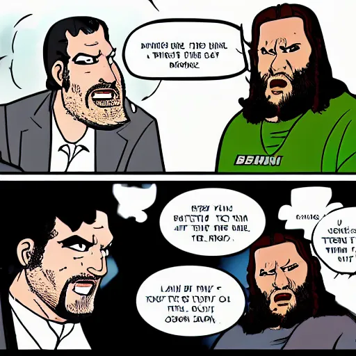 Image similar to dan benioff dragon cartoon strip