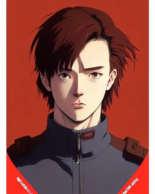 Prompt: portrait Anime as Yevgeny Morgunov actor man cute-fine-face, brown-red-hair pretty face, realistic shaded Perfect face, fine details. Anime. realistic shaded lighting by Ilya Kuvshinov katsuhiro otomo ghost-in-the-shell, magali villeneuve, artgerm, rutkowski, WLOP Jeremy Lipkin and Giuseppe Dangelico Pino and Michael Garmash and Rob Rey