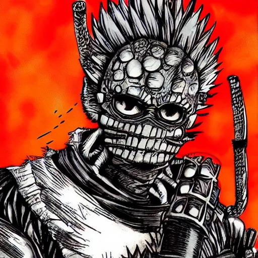 Image similar to dorohedoro