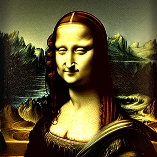 Prompt: monalisa in the style of Gustave Doré