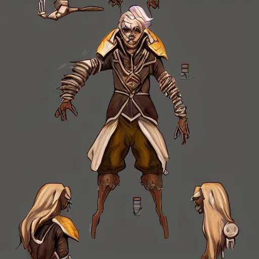 Image similar to concept art for a gravity sorcerer mechanic, character design, artstation trending