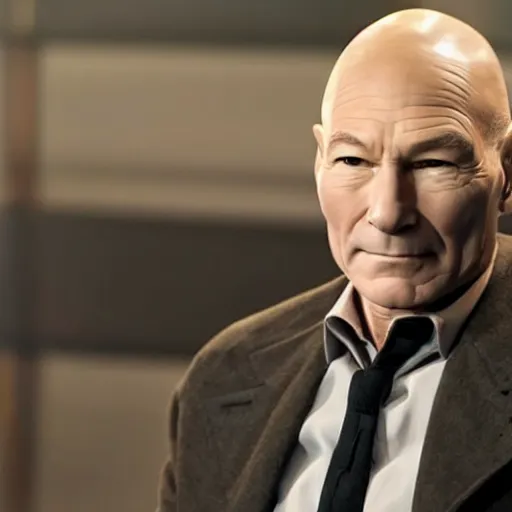 Prompt: Patrick Stewart in The Orville (2017)