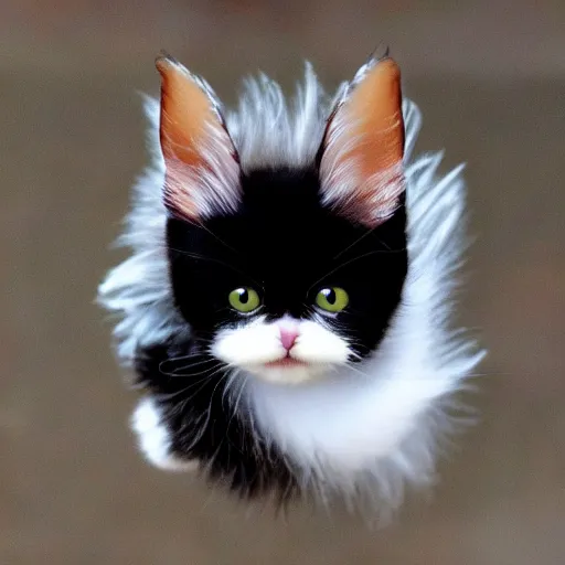 Image similar to cute winged cat