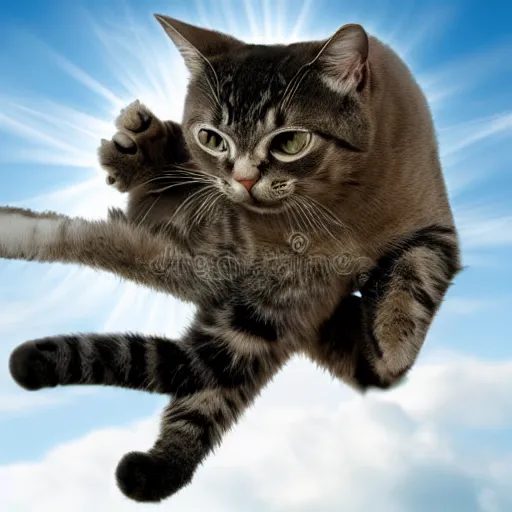 Image similar to cat falling from sky stock image photo