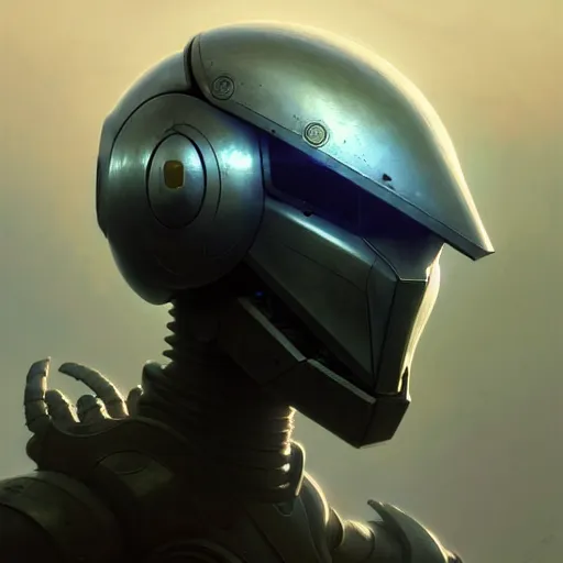 Prompt: detailed concept art of a destiny inspired robot helmet, muted color palette, trending on artstation, award - winning video game concept art by jim burns and greg rutkowski, beksinski, a sci - fi concept art masterpiece, james gilleard, bruegel, alphonse mucha, and yoshitaka amano.