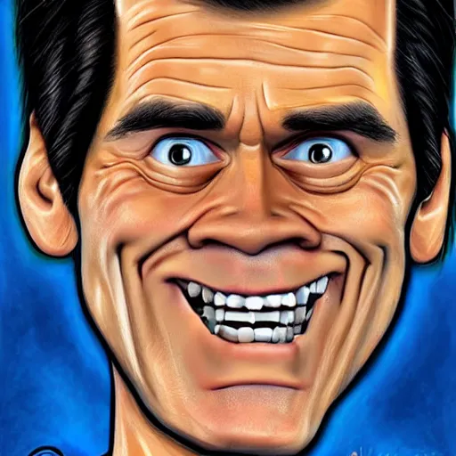 jim carrey caricature realism, in the style of alex | Stable Diffusion ...