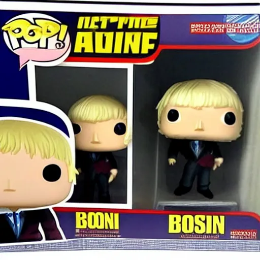 Image similar to boris johnson as funko pop still sealed in box, ebay listing ,