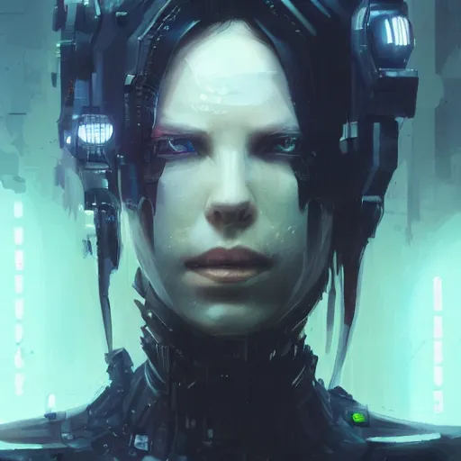 Image similar to evil a. i., cyberpunk, neuromancer, painted by greg rutkowski, painted by stanley artgerm, digital art, trending on artstation