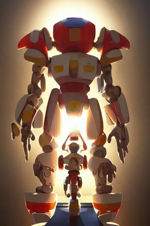 Image similar to metabots medabots medarotto medarot robot minimalist comics, behance hd by jesper ejsing, by rhads, makoto shinkai and lois van baarle, ilya kuvshinov, rossdraws global illumination ray tracing hdr radiating a glowing aura