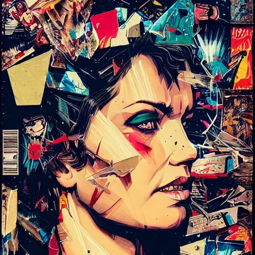 Prompt: head exploding, by MARVEL comics and Sandra Chevrier