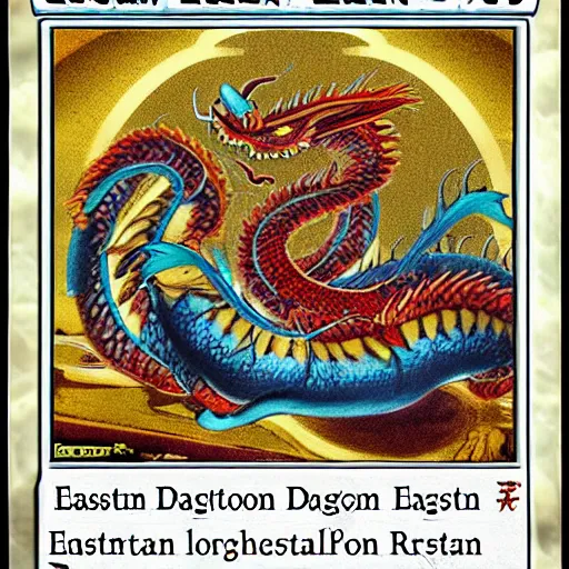 Prompt: eastern dragon