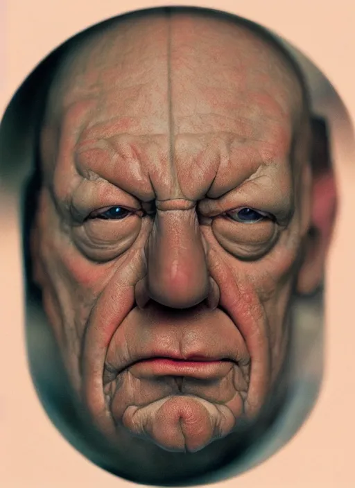 Image similar to 3 0 0 0 ( dr. john a. zoidberg ), portrait photography feroflex photorealistic studio lighting ektachrome detailed intricate face details, ultradetails, beautiful face, realistic shaded perfect face, extremely fine details