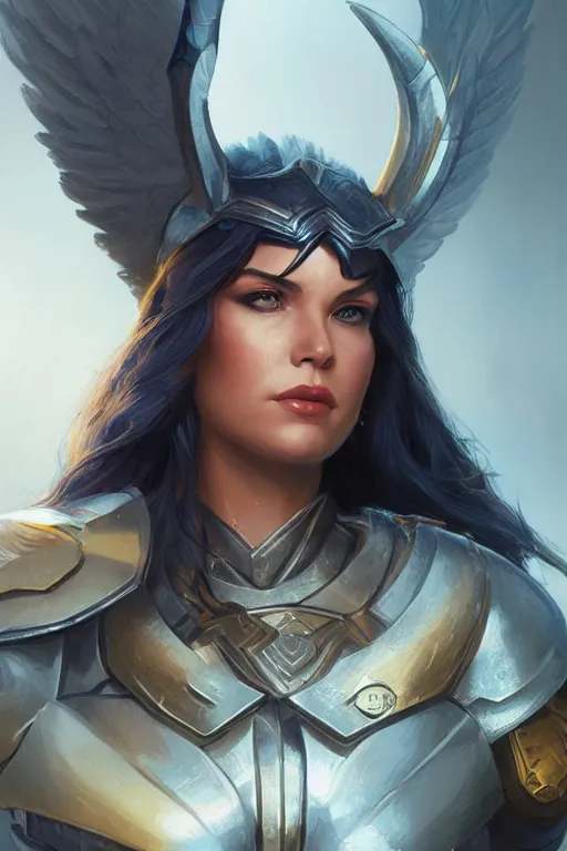 Image similar to amazon valkyrie athena, d & d, fantasy, portrait, highly detailed, headshot, digital painting, trending on artstation, concept art, sharp focus, illustration, art by artgerm and greg rutkowski and magali villeneuve