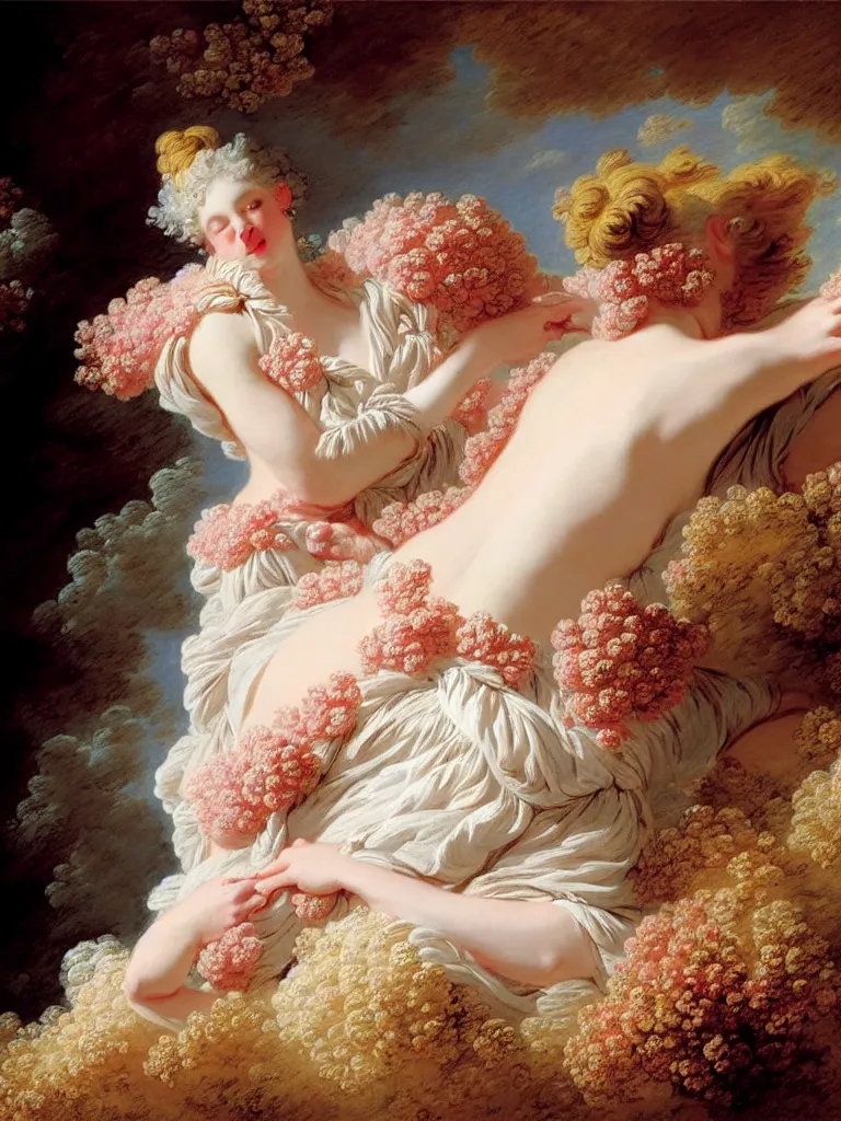 Prompt: fragrance advertising campaign by jean honore fragonard, highly detailed, intricate