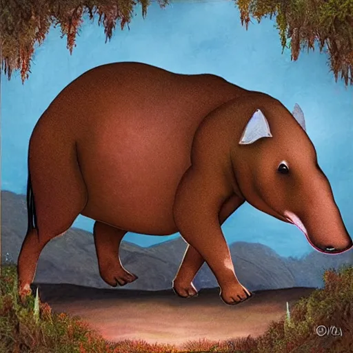 Prompt: Conan the Tapir