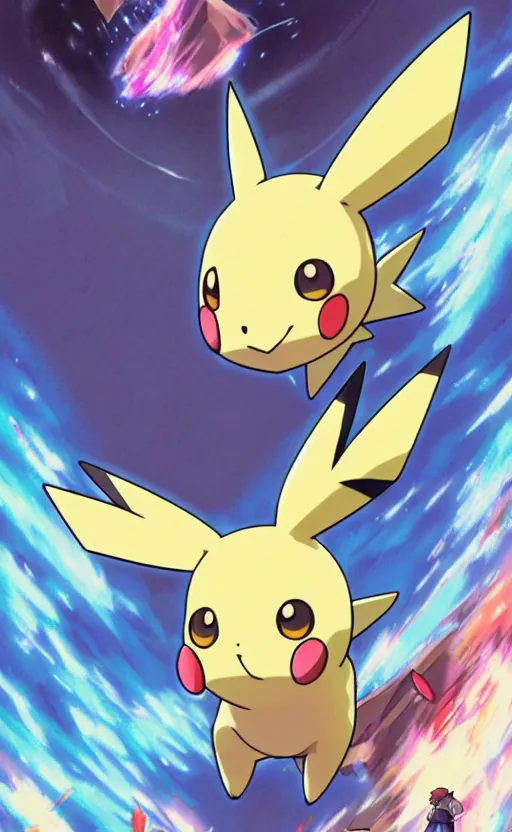 Image similar to a pokemon crystal card from 1 9 9 8, illustration, concept art, anime key visual, trending pixiv fanbox, by wlop and greg rutkowski and makoto shinkai and studio ghibli and kyoto animation and ken sugimori, symmetrical facial features, realistic anatomy, generation 2, pocket monster companion, box art