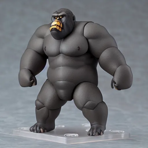 Image similar to king kong, nendoroid, figurine, detailed product photo