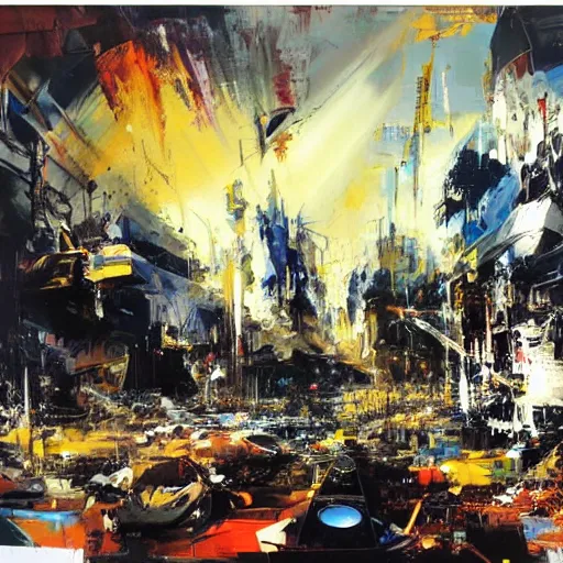 Image similar to a spectacular john berkey painting, detailed, epic