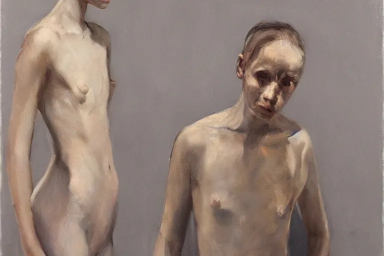 Image similar to art by michael borremans