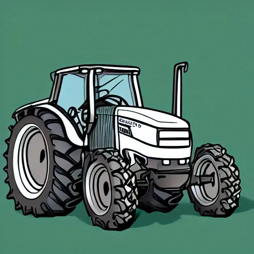 Image similar to illustration of tractor