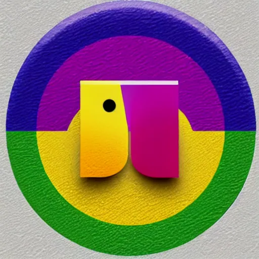 Image similar to an emoji that represents the entire lgbtq community