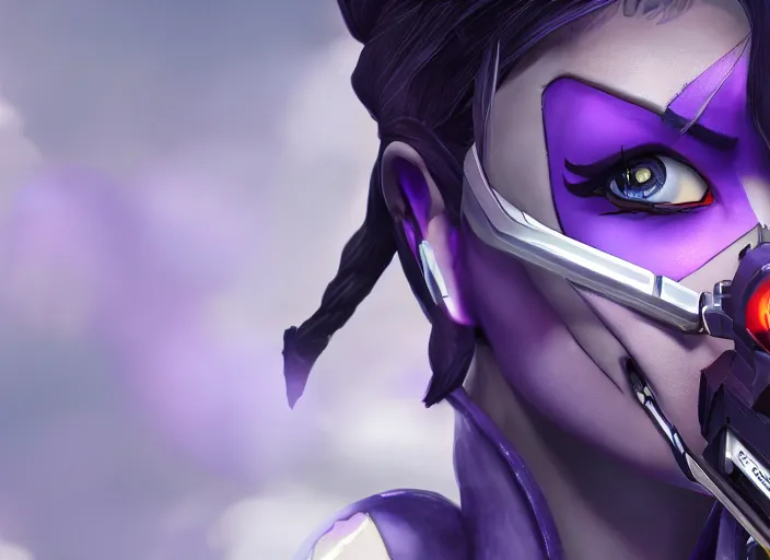 Image similar to widowmaker, overwatch, 4 k, high detailed