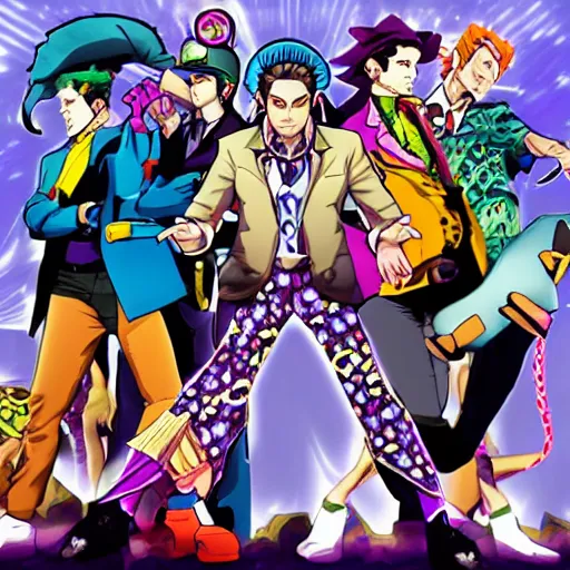 Image similar to jojo bizzare adventure