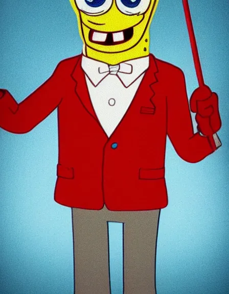 Image similar to Spongebob as The American Psycho, photorealistic